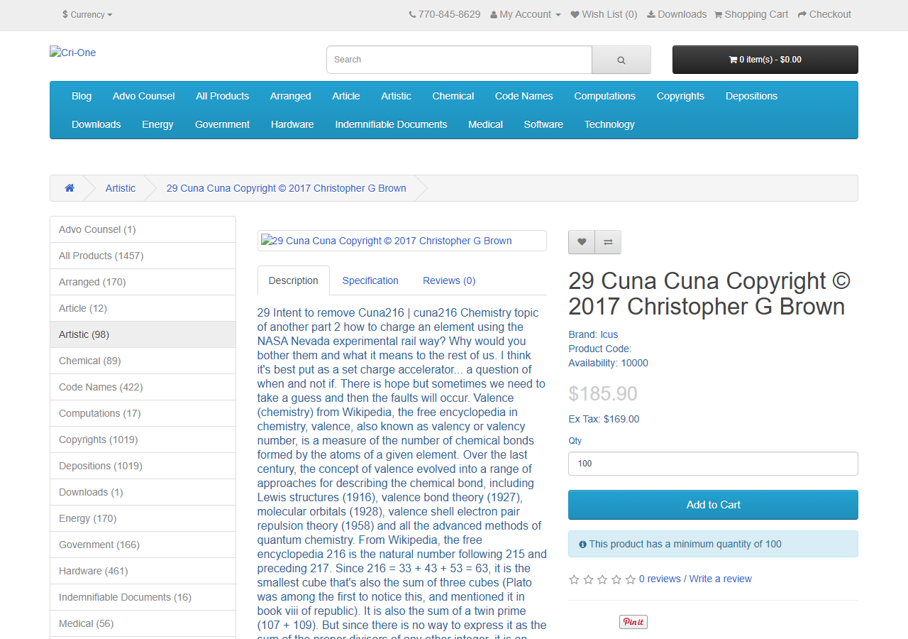 2017-02-24 — cri-one.com/index.php?route=product/product&path=6&product_id=32