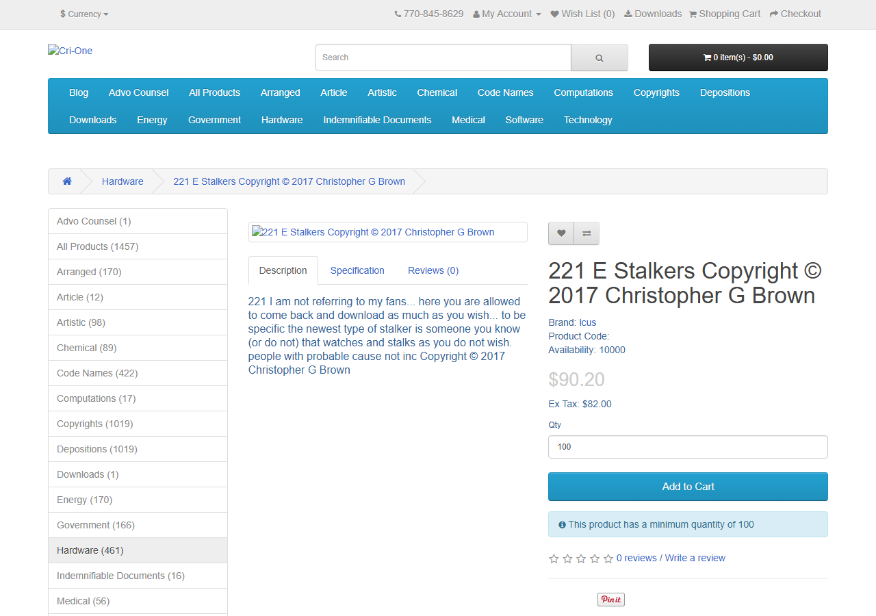 2017-02-24 — cri-one.com/index.php?route=product/product&path=12&product_id=224