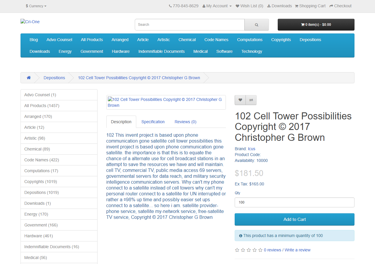 2017-02-25 — cri-one.com/index.php?route=product/product&path=2_3&product_id=105