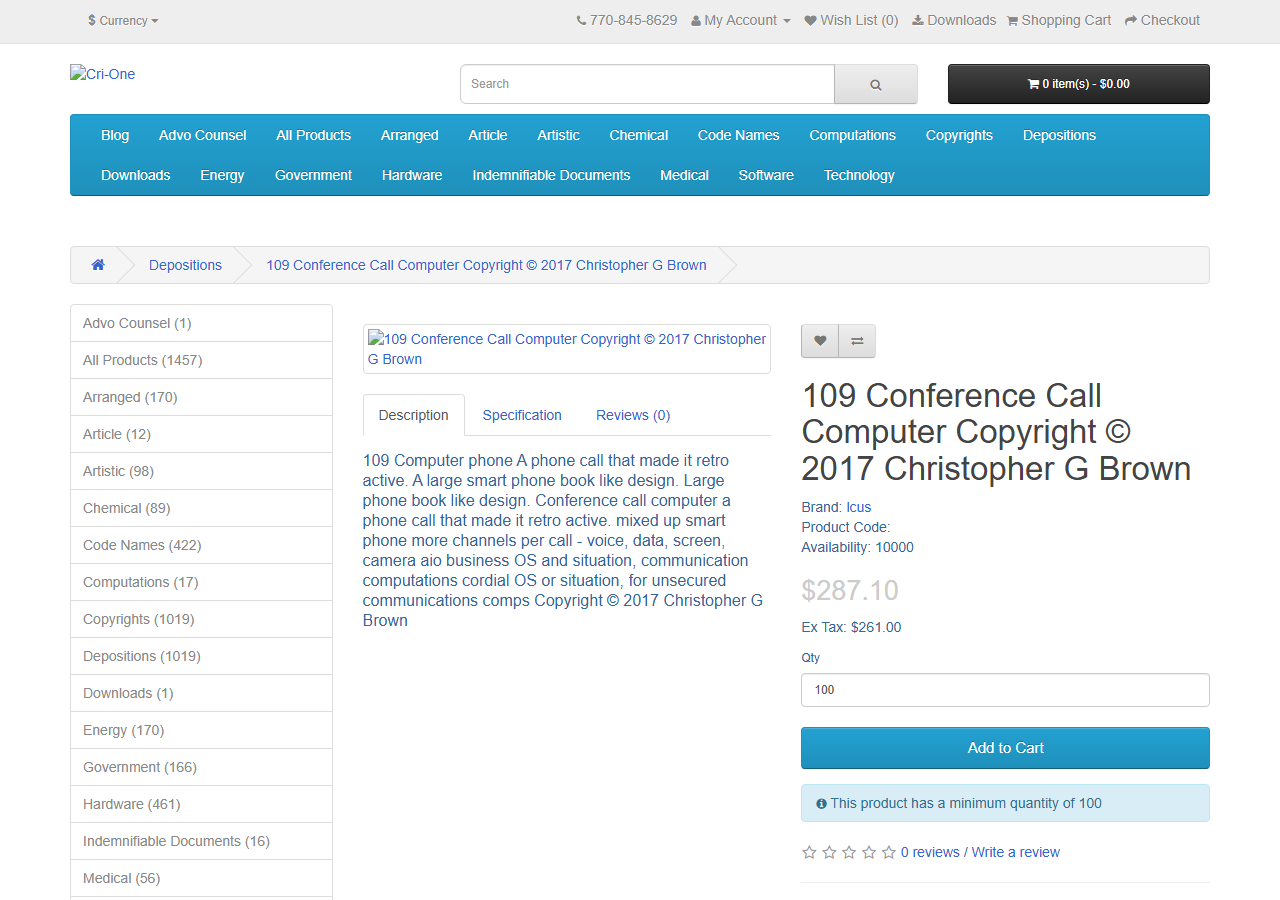 2017-02-25 — cri-one.com/index.php?route=product/product&path=2_3&product_id=112