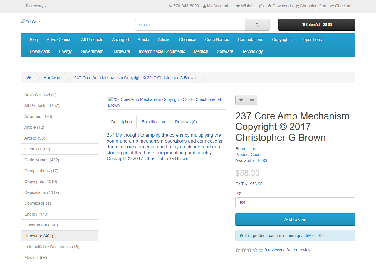 2017-02-25 — cri-one.com/index.php?route=product/product&path=12&product_id=240
