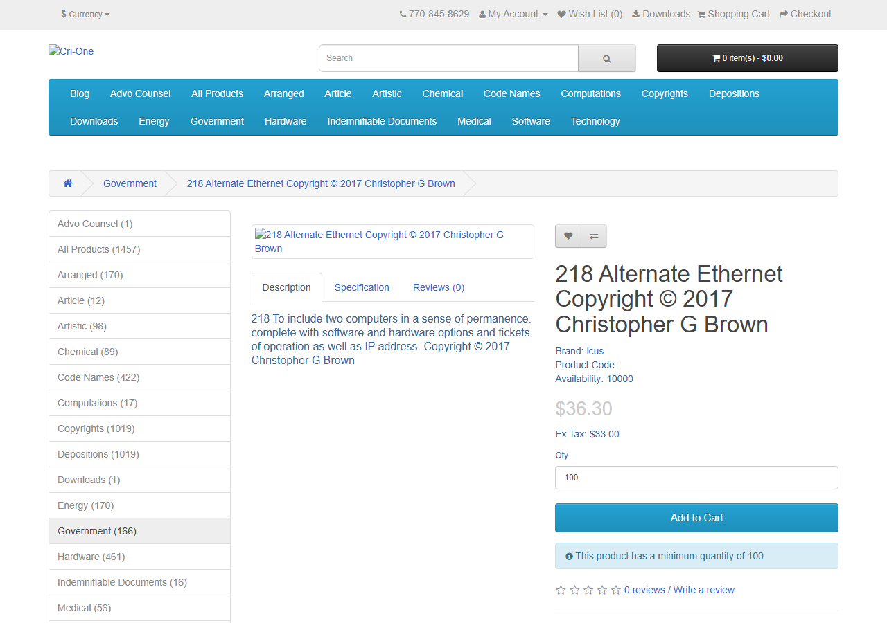 2017-02-25 — cri-one.com/index.php?route=product/product&path=14&product_id=221