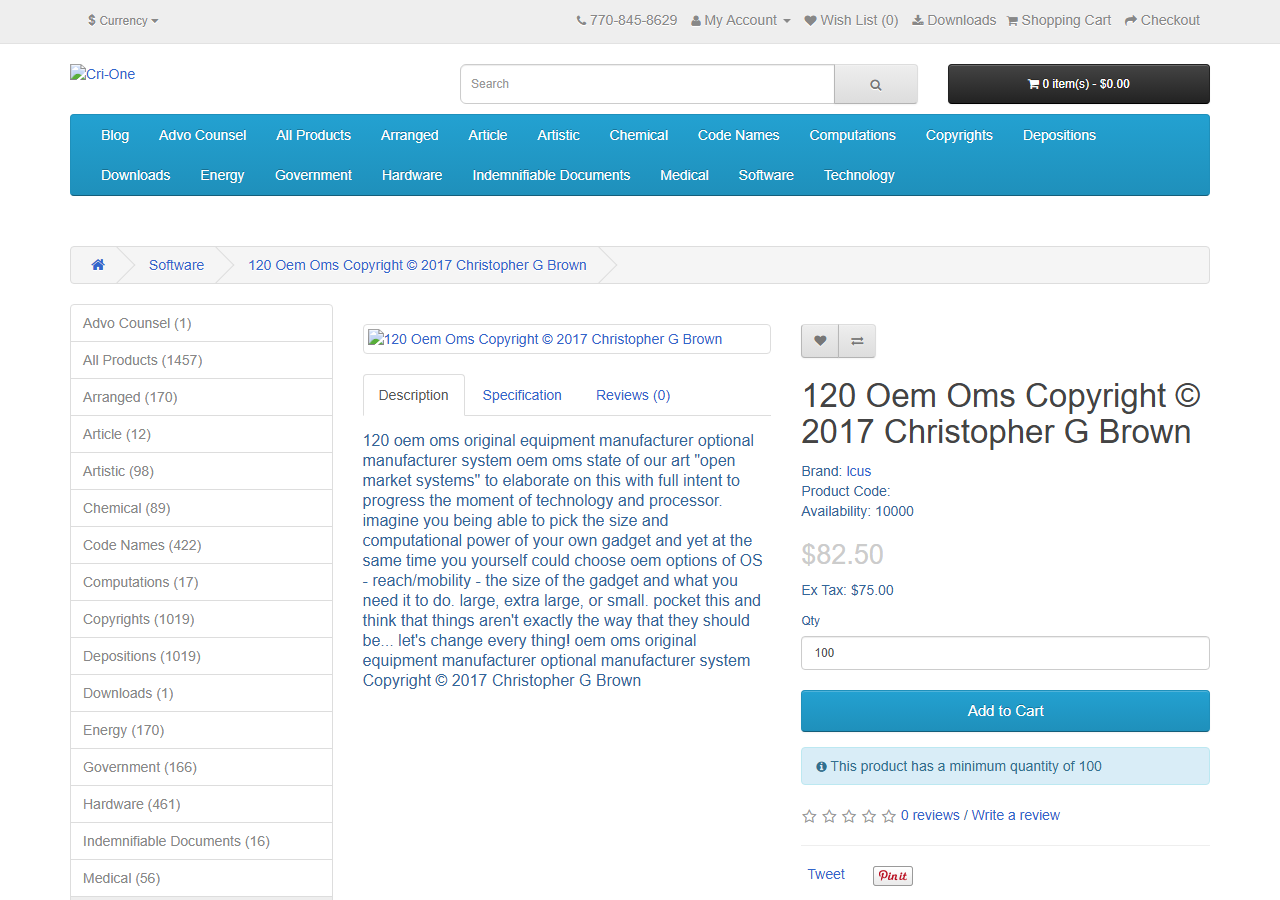 2017-02-25 — cri-one.com/index.php?route=product/product&path=7&product_id=123