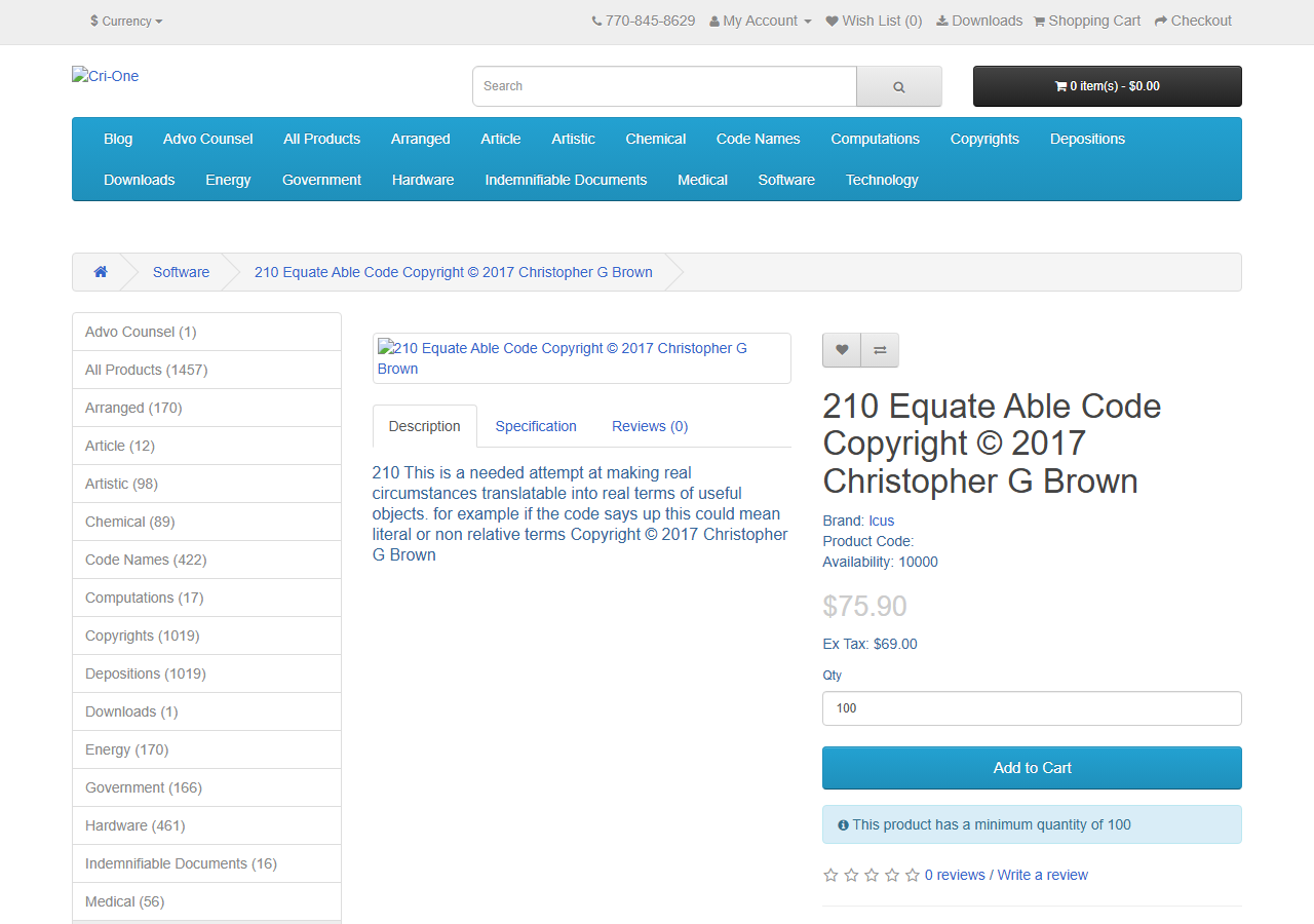 2017-02-25 — cri-one.com/index.php?route=product/product&path=7&product_id=213