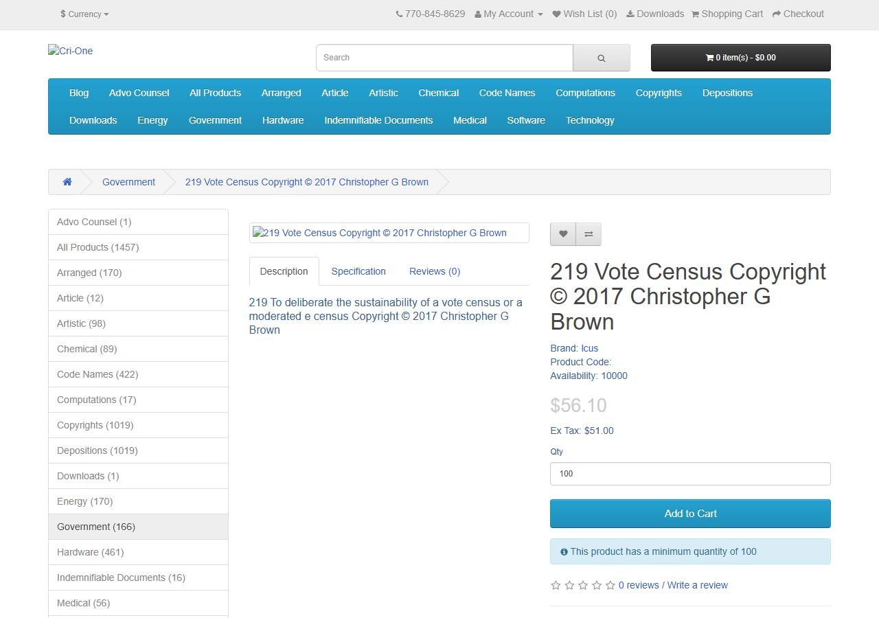 2017-02-25 — cri-one.com/index.php?route=product/product&path=14&product_id=222