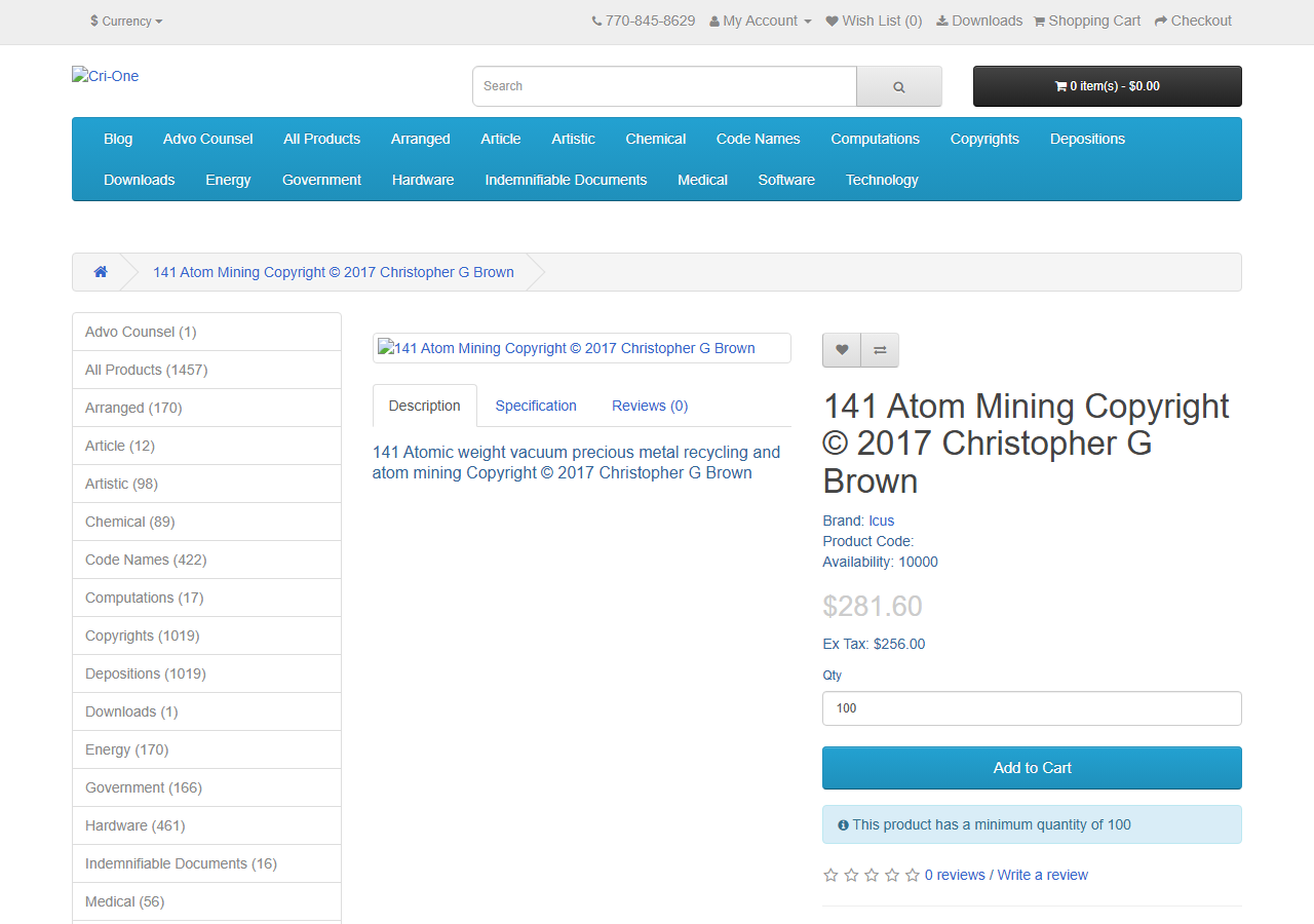 2017-02-25 — cri-one.com/index.php?route=product/product&path=10&product_id=144
