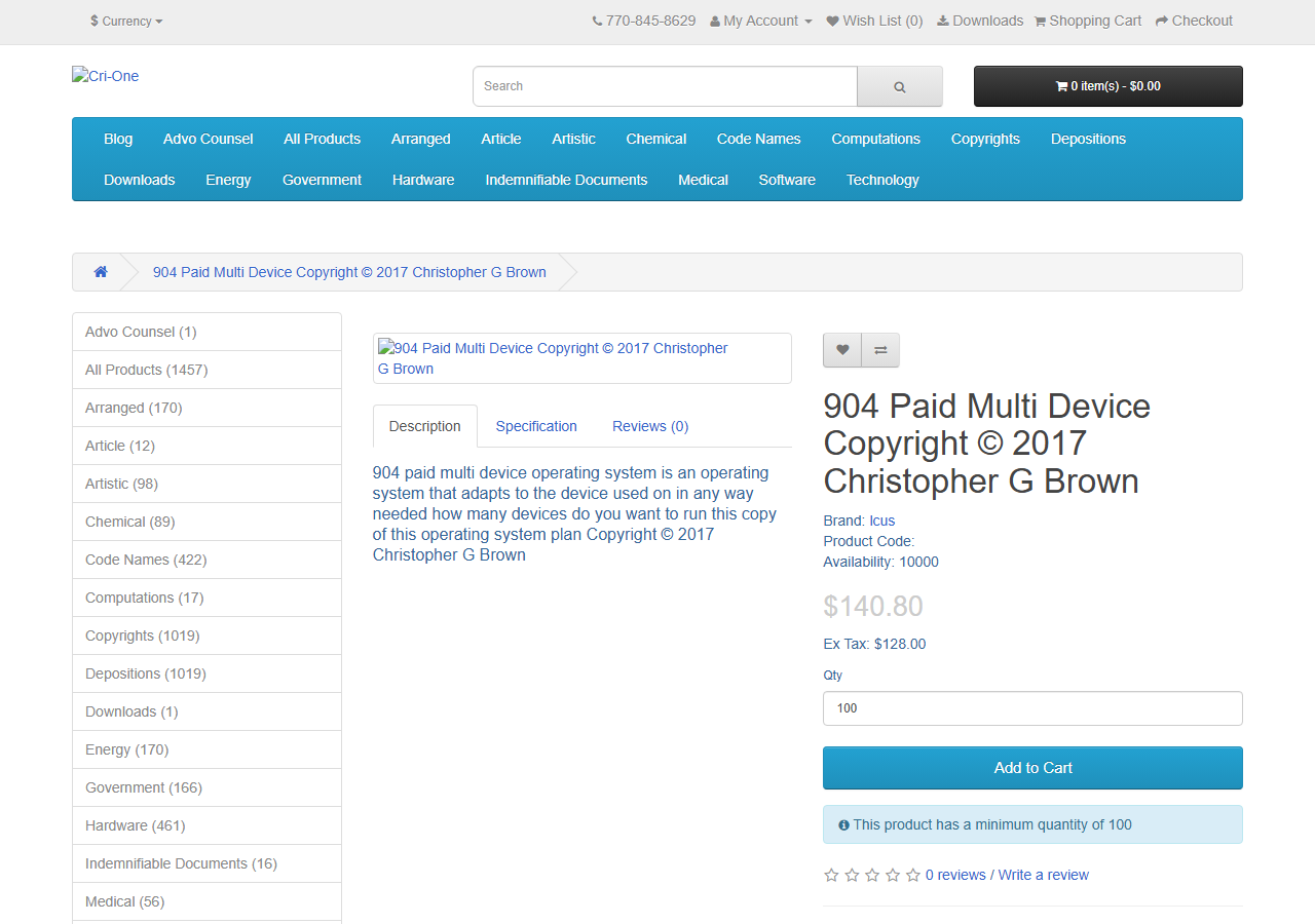 2017-02-25 — cri-one.com/index.php?route=product/product&path=2_16&product_id=911