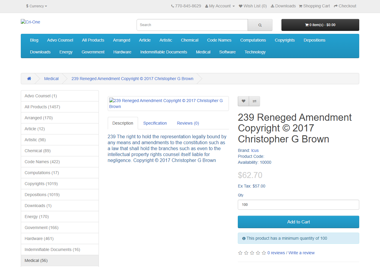 2017-02-25 — cri-one.com/index.php?route=product/product&path=9&product_id=242