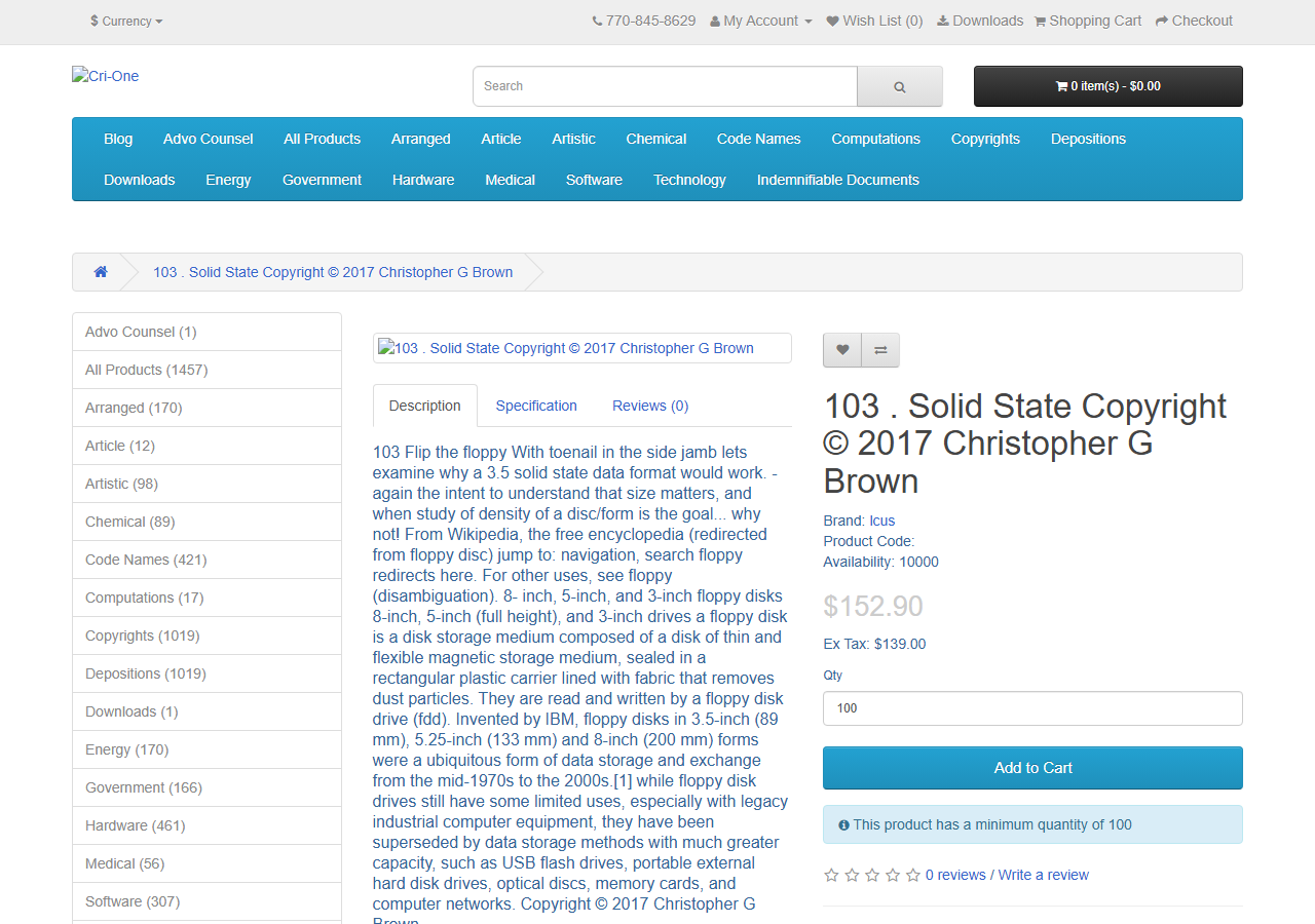 2017-02-26 — cri-one.com/index.php?route=product/product&path=2&product_id=106