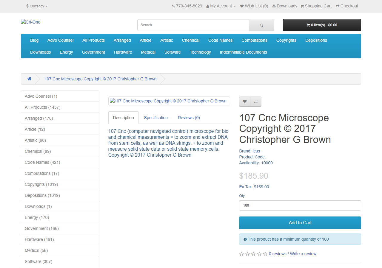 2017-02-26 — cri-one.com/index.php?route=product/product&path=2&product_id=110