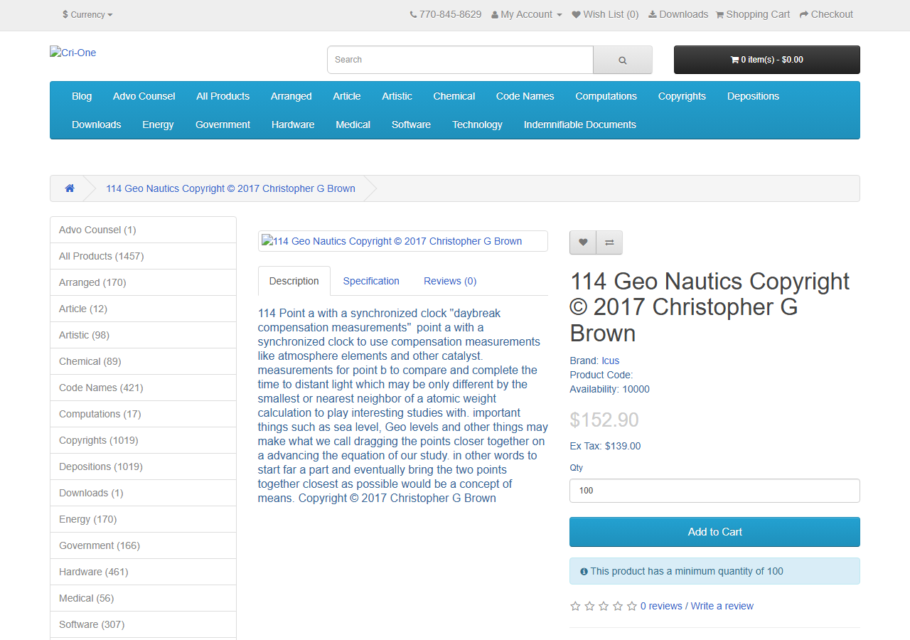 2017-02-26 — cri-one.com/index.php?route=product/product&path=2&product_id=117