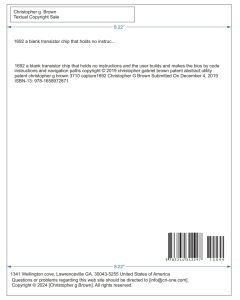 1692 a blank transistor chip that holds no instruc…