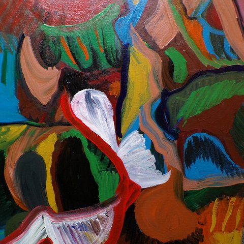 Abstract painting 4 by Christopher Gabriel Brown