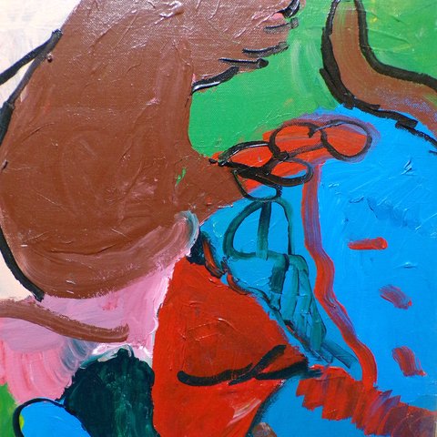 Abstract painting 5 by Christopher Gabriel Brown