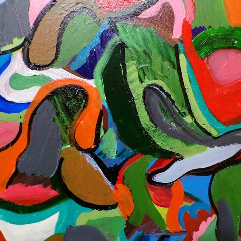 Abstract painting 12 by Christopher Gabriel Brown