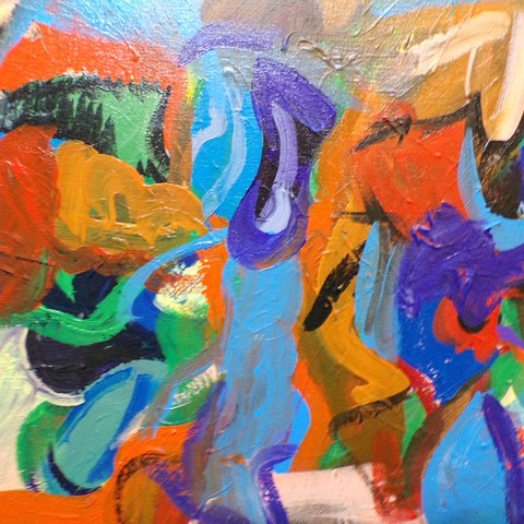 Abstract painting 16 by Christopher Gabriel Brown