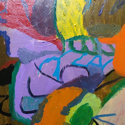 Abstract painting 18 by Christopher Gabriel Brown
