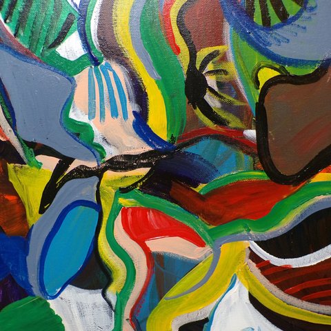 Abstract painting 20 by Christopher Gabriel Brown