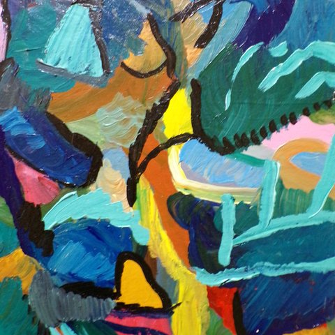 Abstract painting 34 by Christopher Gabriel Brown
