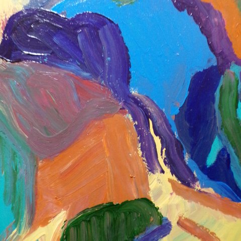 Abstract painting 48 by Christopher Gabriel Brown