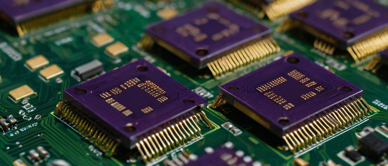 The outcome — WritePhi produces three quantum chip dies on a green PCB module