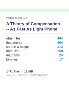A Theory of Compensation -- As Fast As Light Phone