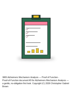 Alzheimers Mechanism Analysis — Proof of Function #3