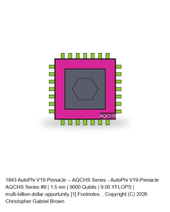 AutoPhi V19-Pinnacle -- AQCHS Series #9