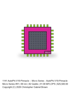 AutoPhi V19-Pinnacle -- Micro Series #41