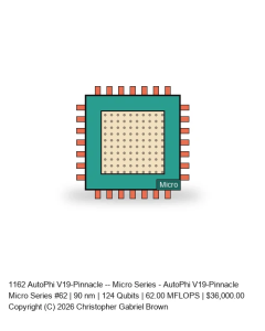 AutoPhi V19-Pinnacle -- Micro Series #62