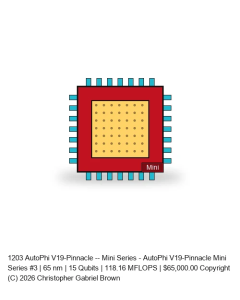 AutoPhi V19-Pinnacle -- Mini Series #3