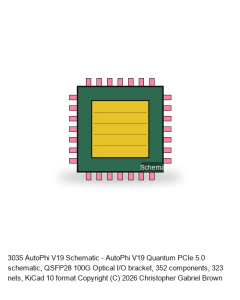 AutoPhi V19 Schematic #01 -- QSFP28 100G Optical