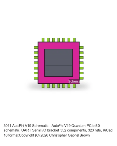 AutoPhi V19 Schematic #07 -- UART Serial