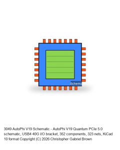 AutoPhi V19 Schematic #15 -- USB4 40G
