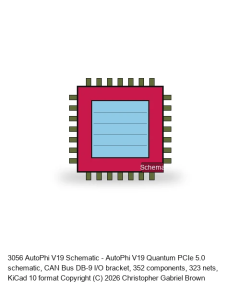 AutoPhi V19 Schematic #22 -- CAN Bus DB-9