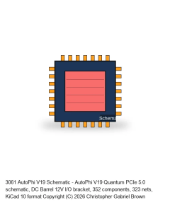AutoPhi V19 Schematic #27 -- DC Barrel 12V
