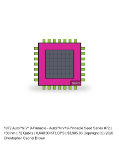 AutoPhi V19-Pinnacle -- Seed Series #72