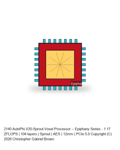 AutoPhi V20-Sprout Voxel Processor -- Epiphany Series #110