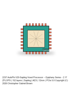 AutoPhi V20-Sapling Voxel Processor -- Epiphany Series #207