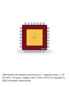 AutoPhi V20-Sapling Voxel Processor -- Epiphany Series #254