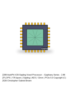 AutoPhi V20-Sapling Voxel Processor -- Epiphany Series #259