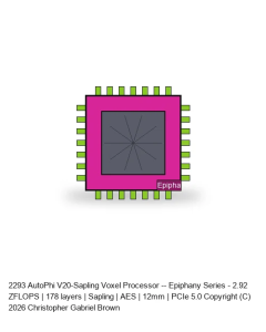 AutoPhi V20-Sapling Voxel Processor -- Epiphany Series #263
