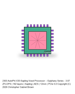AutoPhi V20-Sapling Voxel Processor -- Epiphany Series #273