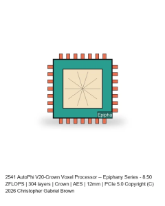 AutoPhi V20-Crown Voxel Processor -- Epiphany Series #511