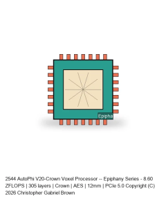 AutoPhi V20-Crown Voxel Processor -- Epiphany Series #514