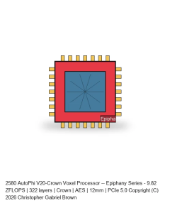 AutoPhi V20-Crown Voxel Processor -- Epiphany Series #550