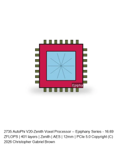 AutoPhi V20-Zenith Voxel Processor -- Epiphany Series #705