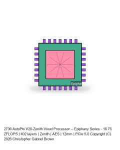 AutoPhi V20-Zenith Voxel Processor -- Epiphany Series #706