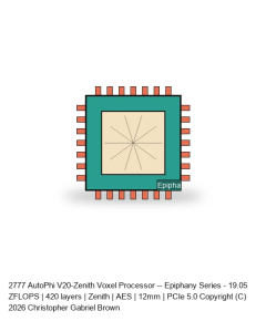 AutoPhi V20-Zenith Voxel Processor -- Epiphany Series #747