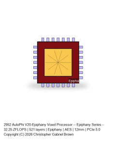 AutoPhi V20-Epiphany Voxel Processor -- Epiphany Series #922